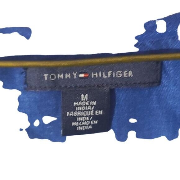 Tommy Hilfiger Medium Striped White Blue Tank Top Shirt - Picture 4 of 5